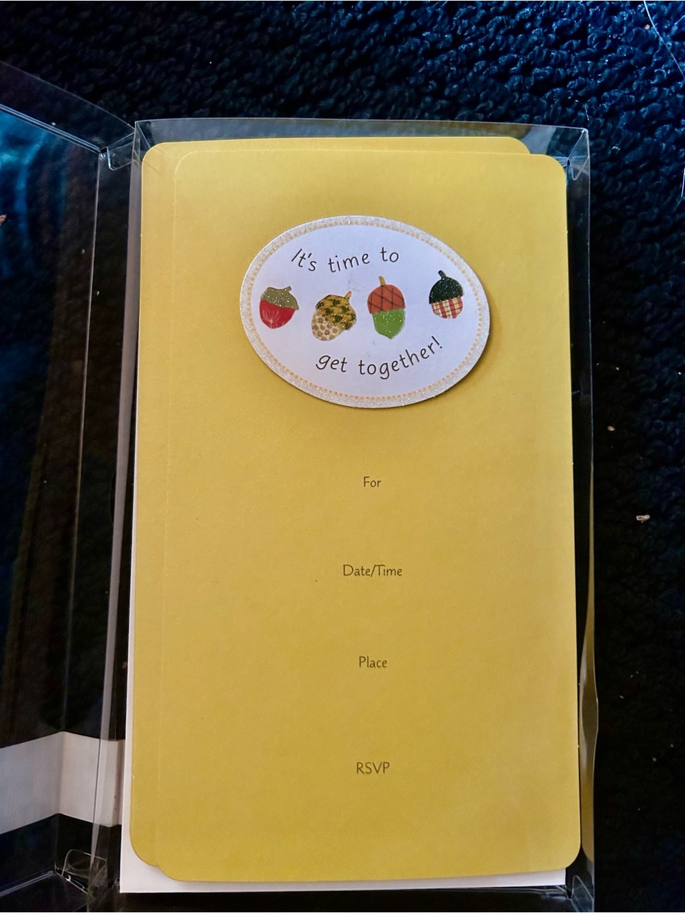 10 Fall Invitations " It's time to get Together ! "